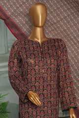HZ Platinum Unstitched 3 Piece Co Ords Autumn Suit-PCC-225-A