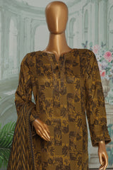 HZ Platinum Unstitched 3 Piece Co Ords Autumn Suit-PCC-226-B