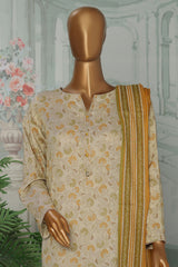 HZ Platinum Unstitched 3 Piece Co Ords Autumn Suit-PCC-227-A