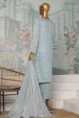 HZ Platinum Unstitched 3 Piece Co Ords Autumn Suit-PCC-229-A