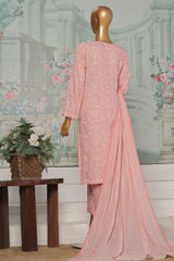 HZ Platinum Unstitched 3 Piece Co Ords Autumn Suit-PCC-229-B