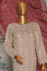 HZ Platinum Unstitched 3 Piece Co Ords Autumn Suit-PCC-230-A