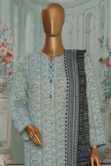 HZ Platinum Unstitched 3 Piece Co Ords Autumn Suit-PCC-230-B