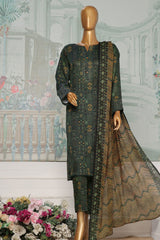 HZ Platinum Unstitched 3 Piece Co Ords Autumn Suit-PCC-231-A