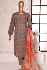 Kaavish By HZ Stitched 3 Piece Printed Co Ords Suit-PCD-402