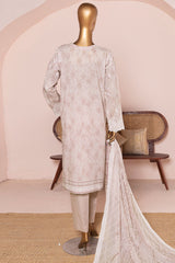 HZ Unstitched 3 Piece Premium Chikankari Suit-PCE-954