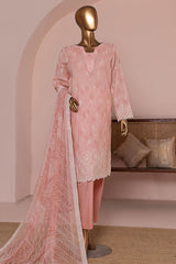 HZ Unstitched 3 Piece Premium Chikankari Suit-PCE-957
