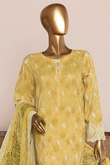 HZ Unstitched 3 Piece Premium Chikankari Suit-PCE-958