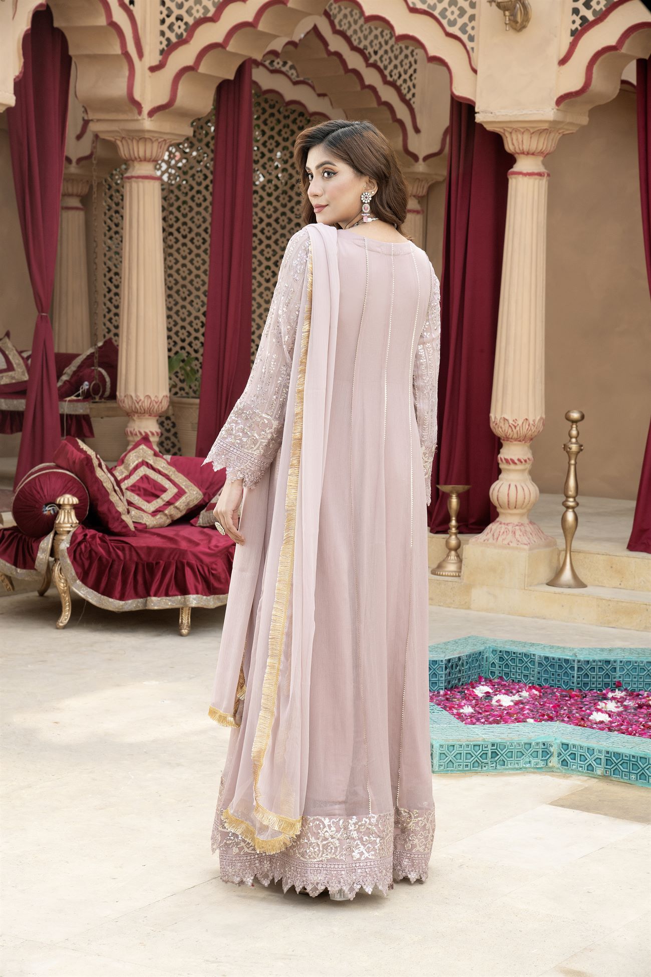 Manahils Stitched Formals Kurti-B-005-Lilac