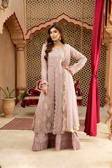 Manahils Stitched Formals Kurti-B-006-Lilac