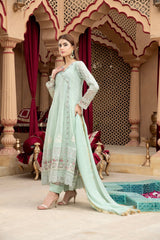 Manahils Stitched Formals Angrakha-B-008-Aqua