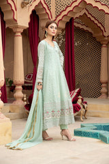 Manahils Stitched Formals Angrakha-B-008-Aqua