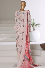 Laser Fusion By Sada Bahar Stitched 3 Piece Chikankari Khaddar Collection'2025-PCK-02-Pink