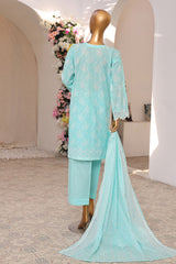 Printkari By HZ Stitched 3 Piece Chikankari Collection-PCK-105