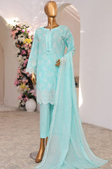 Printkari By HZ Stitched 3 Piece Chikankari Collection-PCK-105