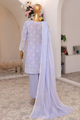 Printkari By HZ Stitched 3 Piece Chikankari Collection-PCK-103
