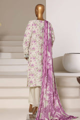 Fusion By Sada Bahar Stitched 3 Piece Chikankari With Laser Cutwork Suit-PCK-201 PISTA