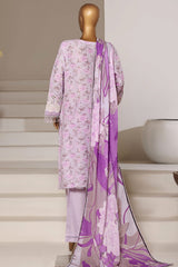 Fusion By Sada Bahar Stitched 3 Piece Chikankari With Laser Cutwork Suit-PCK-203 LAILIC