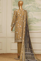Lacekari Intermix By HZ Stitched 3 Piece Doriya Cotton Lawn Suit-PDL-703