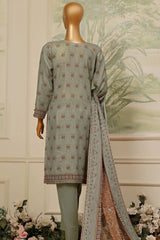 Lacekari Intermix By HZ Stitched 3 Piece Doriya Cotton Lawn Suit-PDL-707
