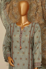 Lacekari Intermix By HZ Stitched 3 Piece Doriya Cotton Lawn Suit-PDL-707