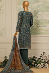 Lacekari Intermix By HZ Stitched 3 Piece Doriya Cotton Lawn Suit-PDL-708