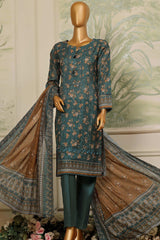 Lacekari Intermix By HZ Stitched 3 Piece Doriya Cotton Lawn Suit-PDL-708