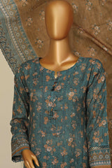 Lacekari Intermix By HZ Stitched 3 Piece Doriya Cotton Lawn Suit-PDL-708