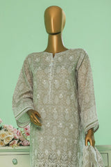 Printkari By HZ Stitched 3 Piece Prints Chikankari Vol-03 Suit-PEC-054-Beige