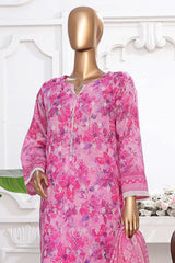 Printkari By HZ Stitched 3 Piece Emb Chikankari Vol-02 Suit-PEC-203
