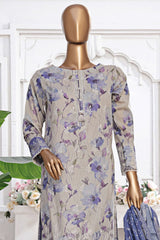 Printkari By HZ Stitched 3 Piece Emb Chikankari Vol-02 Suit-PEC-205