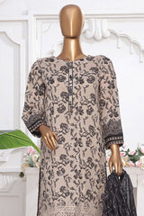 Printkari By HZ Stitched 3 Piece Emb Chikankari Vol-02 Suit-PEC-207