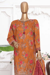 Printkari By HZ Stitched 3 Piece Emb Chikankari Vol-02 Suit-PEC-209