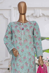Printkari By HZ Stitched 3 Piece Emb Chikankari Vol-02 Suit-PEC-210