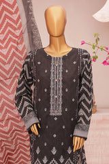 Hz Premium Unstitched 3 Piece Emb Lawn Vol-03 Suit-PEC-746