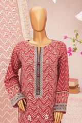 Hz Premium Unstitched 3 Piece Emb Lawn Vol-03 Suit-PEC-749