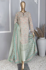 HZ Premium Unstitched 3 Piece Emb Lawn Vol-04 Suit-PEC-757