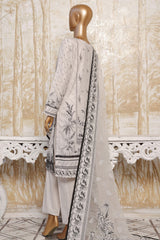 HZ Premium Unstitched 3 Piece Festive Digital Printed Emb Lawn Suit-PFC-784