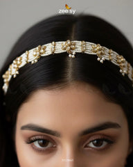 Hairloon Broad Floral Sheesh Patti - Zeesy Jewellery