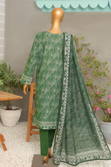 HZ Premium Unstitched 3 Piece Digital Printed Khaddar Vol-02 Suit-PKP-46