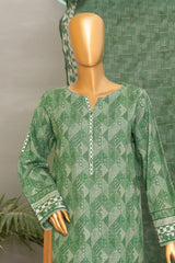 HZ Premium Unstitched 3 Piece Digital Printed Khaddar Vol-02 Suit-PKP-46