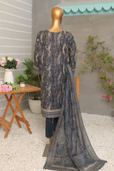 HZ Premium Unstitched 3 Piece Digital Printed Khaddar Vol-02 Suit-PKP-48