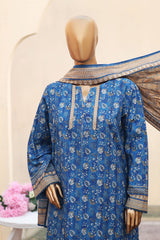 HZ Premium Unstitched 3 Piece Digital Printed Khaddar Vol-02 Suit-PKP-62