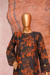 Enchant By HZ Stitched 3 Piece Linnokara Prints Collection'2025-PLK-547