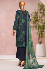 Enchant By HZ Stitched 3 Piece Linnokara Prints Collection'2025-PLK-549