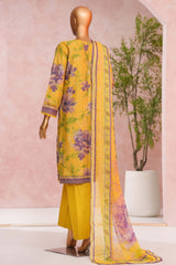 Enchant By HZ Stitched 3 Piece Linnokara Prints Collection'2025-PLK-552