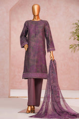 Enchant By HZ Stitched 3 Piece Linnokara Prints Collection'2025-PLK-553