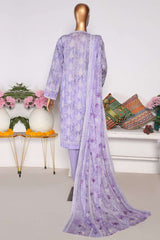 HZ Premium Unstitched 3 Piece Emb Lawnkari Collection'2025-PLK-815