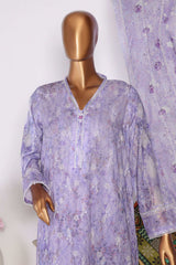 HZ Premium Unstitched 3 Piece Emb Lawnkari Collection'2025-PLK-815