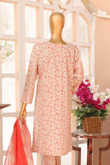 Meenakari by Hz Unstitched 3 Piece Premium Emb Suit-PMK-166
